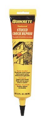 Quikrete’s Stucco Crack Repair, in a convenient 5.5 oz pack, is perfect for repairing cracks.