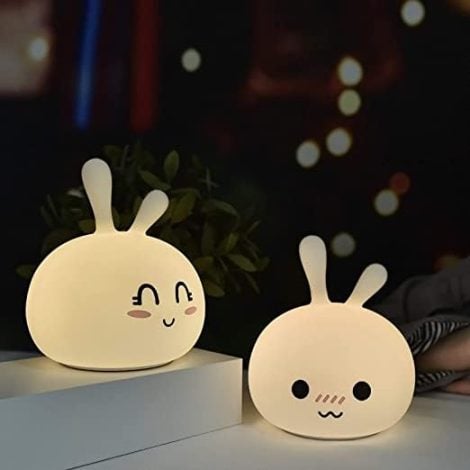 BM Ecom Night Light for Kids, Easter Bunny Lamp – Adorable and colorful nursery light for Indian children.