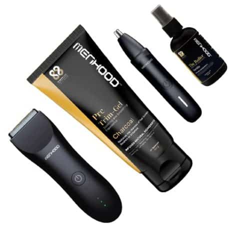 Up-Down Package 1.0 – Trimmer, Nosar – Nose & Ear Hair Trimmer, The Baller (Balls Spray), Pre-Trim Gel | Skin Protection | Travel Essentials Gift For Him | Grooming Kit (Vanilla) – Made for Indian Men.