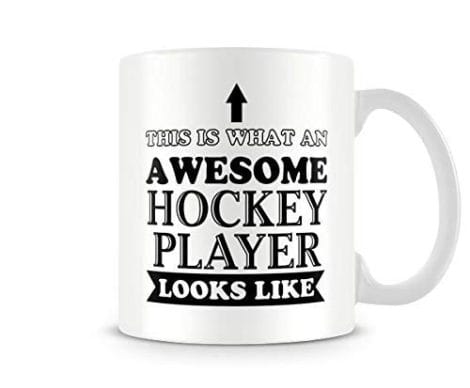 Sporty Hockey Player Printed Mug – Ideal Gift for a Fabulous Friend – Show your Support!