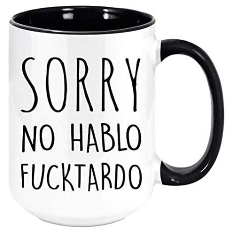 Apologies, I don’t speak Fuctardo Coffee Mug – Hilarious and special mugs for men or women, perfect for various occasions.