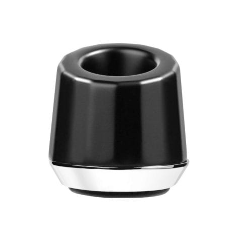 ERAVOR Shaving Razor Stand, a sleek black base made of zinc alloy to hold your safety razor.
