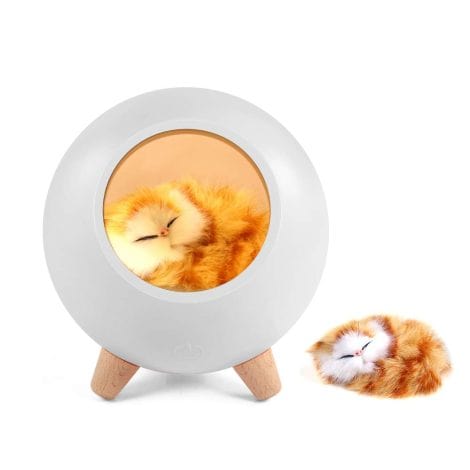 Cute Cat House Night Light, ideal for wives, moms and teen girls who love cats. Perfect birthday gift!