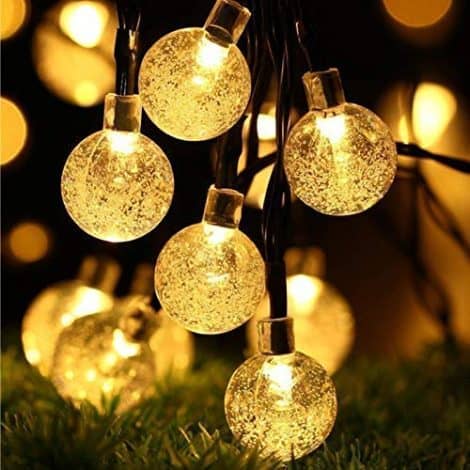 PESCA 200 LED Crystal Bubble Ball String Fairy Lights – Perfect for Diwali & Christmas decorations in warm white!