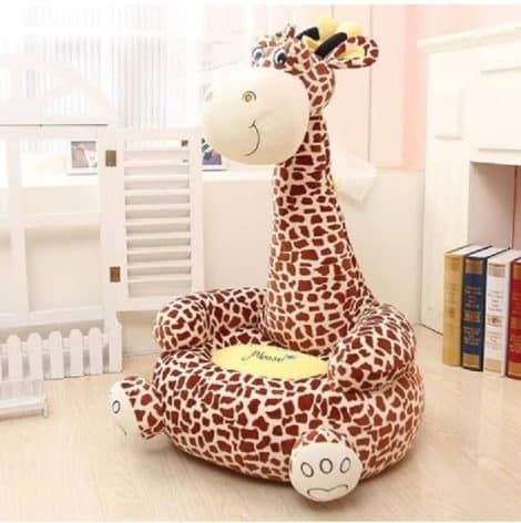 “The Giraffe-themed Sit & Rest Chair Pillow adds a trendy touch to your child’s room, perfect as a birthday gift.”