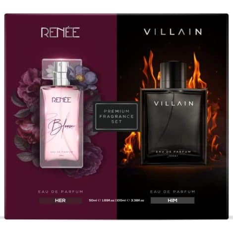 Luxurious perfume set for Men & Women by RENEE x VILLAIN, perfect for any occasion.