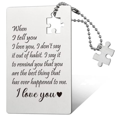 Engraved Wallet Cards – Perfect Romantic Gifts for Him or Her, to Celebrate Anniversaries and Valentine’s Day!