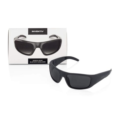 Wireless Bluetooth audio sunglasses that let you enjoy music and take calls hands-free, perfect for Indian men and women (Black/Grey tint).