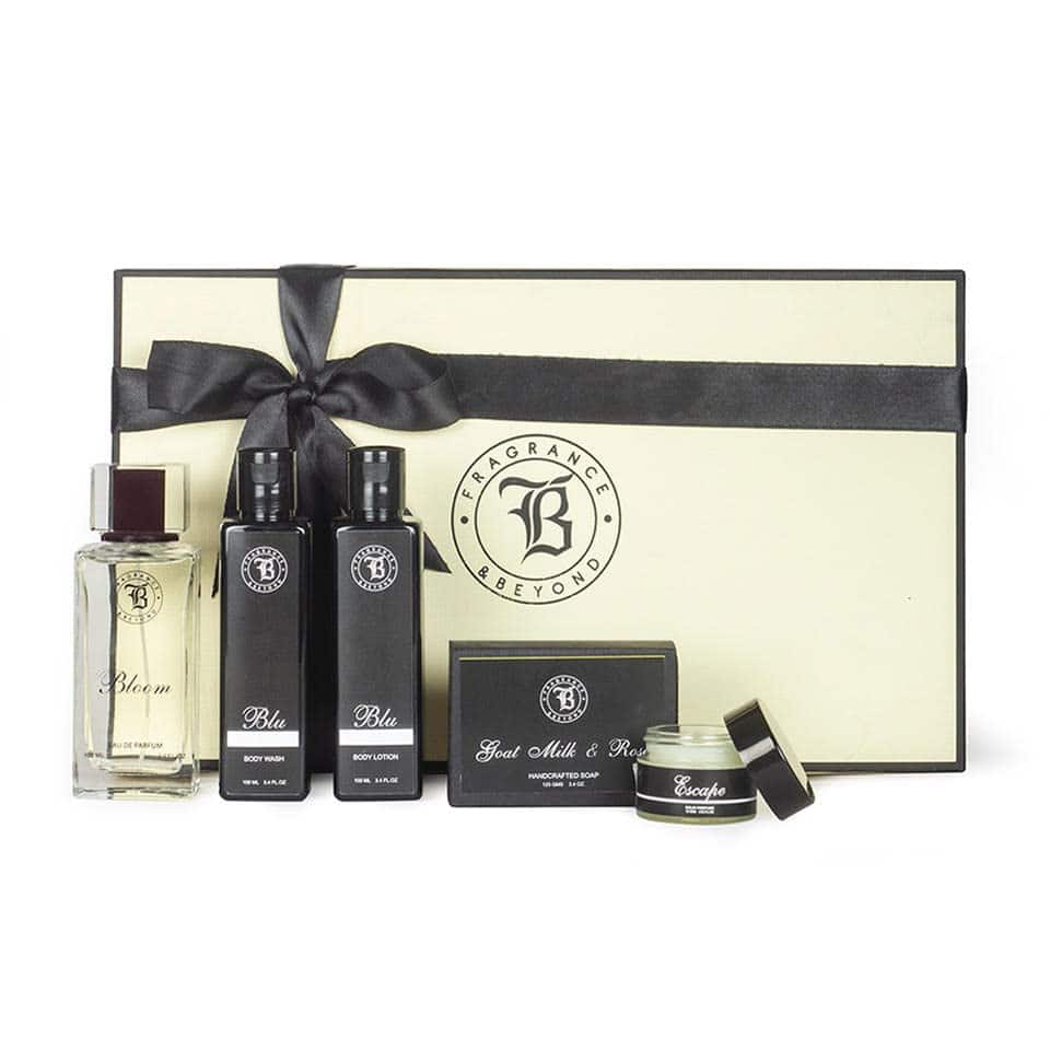 Fragrance & Beyond Luxury Perfume GIft Set for Women |Perfume | Body Wash | Body Lotion | Soap | Solid Perfume (Set of 5)