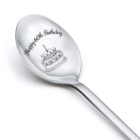 60th Birthday Spoon Gifts for Women and Men – Ideal Birthday Gift for your loved ones!