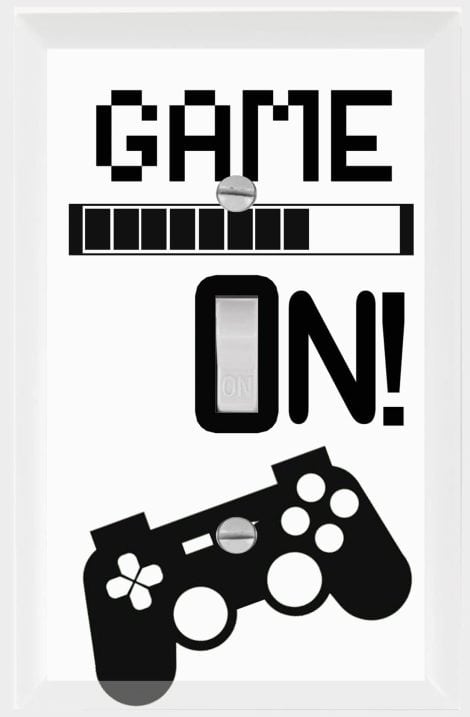 Brighten up your Indian boy’s bedroom with the GAME ON! Light Switch Cover – perfect for gamers!