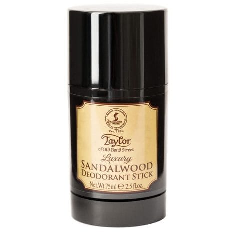 2.5-Ounce Taylor of Old Bond Street Sandalwood Deodorant Stick, a fragrant and long-lasting deodorant for you.