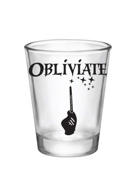 Frozen Magic Shot Glass – Perfect Birthday Gift for Wizard Fans – Obliviate Design