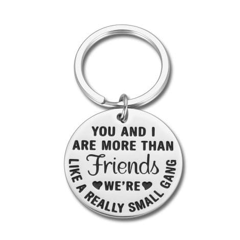 Humorous Keychain Gift for BFFs – Perfect for birthdays, Valentine’s Day, graduation, and appreciation. Suitable for all genders and relationships.
