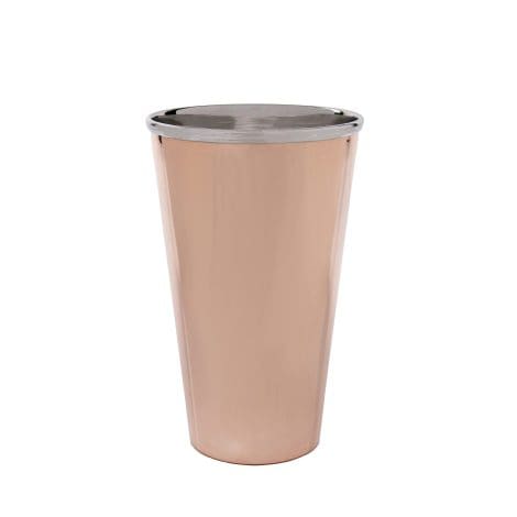 Traditional Indian-style stainless steel glass for enjoying and serving lassi, milk, water, and other beverages.