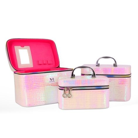 “Get the NFI essentials Makeup Box Set – A beautiful wedding makeup organizer, perfect for Indian brides!”