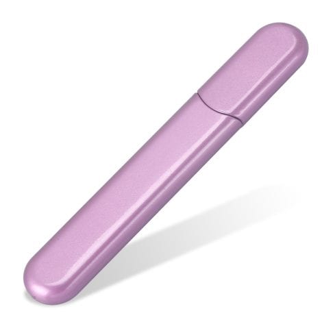 SixVector Light Purple: High-Quality Nail File with Case, Beautiful Crystal Diamond Salon Nail Tool – Perfect Gift for Women on Christmas or Birthday.