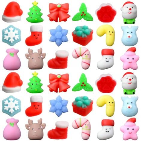 Get festive with 36 cute and stress-relieving Waybla Christmas Squishies! Perfect for Indian Christmas celebrations.