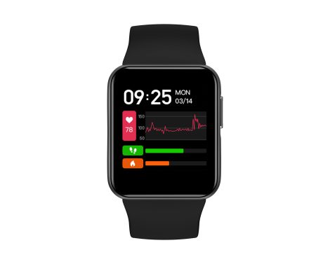 GOQii Smart Vital Lite SpO2 1.4″ HD
– An Android-compatible, waterproof smartwatch that monitors blood oxygen, fitness, sports, sleep, with 3 months of personal coaching.