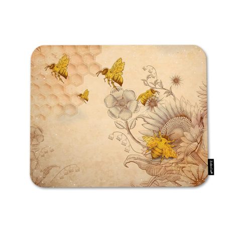 Get a stylish and practical Beabes Honeybees Mouse Pad with a non-slip rubber base for your computer. Perfect for everyone!