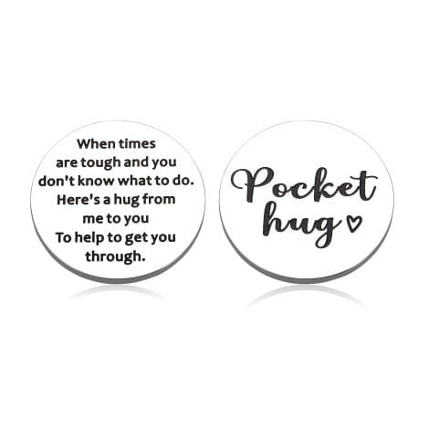 Heartfelt Pocket Remembrance: Gift to cherish, symbolizing love. Perfect for long-distance relationships, friends, family, or uplifting youths.