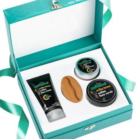 mCaffeine Heavenly Coffee Collection for Two | Includes 4 Essential Skincare Products | Perfect Festive Gift for Both