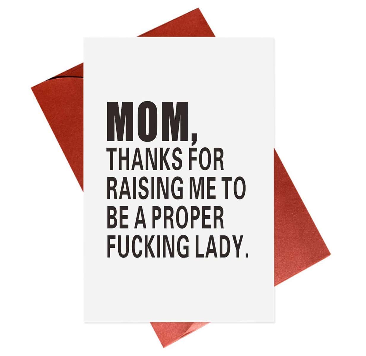 Gonzey Funny Mothers Day Card,Funny Mother's Day Gift Ideas Card For Mum Birthday Cards