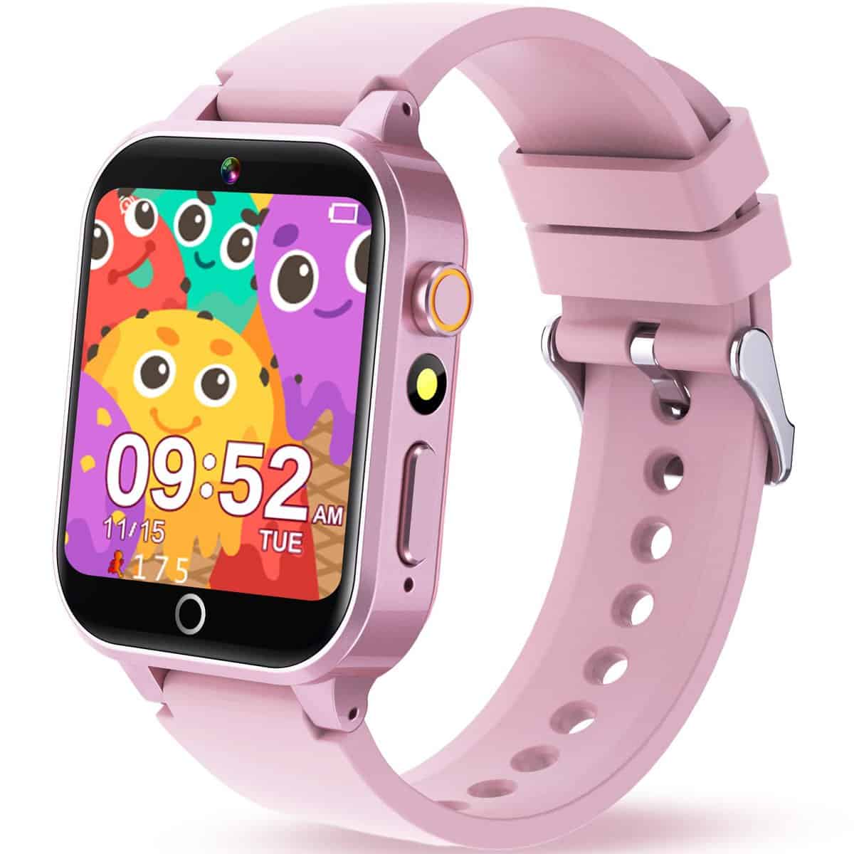 Kids Smart Watches Girls Gift for 6-12 Year Old, 26 Puzzle Games Kids Watch with Habit Clock Music Player Torch Camera, Kids Watches for Girls Ages 8-10 Birthday Gifts for 6 7 8 9 10 12 Year Old Girls