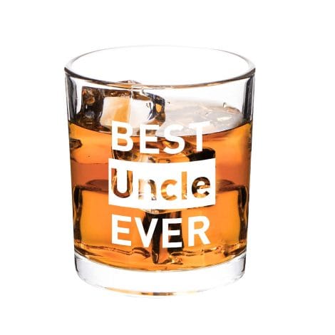 Fun Uncle Whiskey Glass, Perfect Gift for Indian Dads, Uncles, Grandfathers. Ideal for Father’s Day, Birthdays, Retirement.