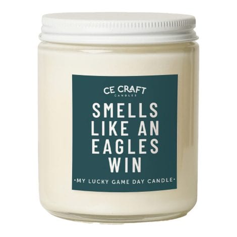 CE Craft – Candle that has the fragrance of victory for Philadelphia Eagles fans. Perfect gift for father or son, football enthusiasts. (Bourbon Vanilla scent)