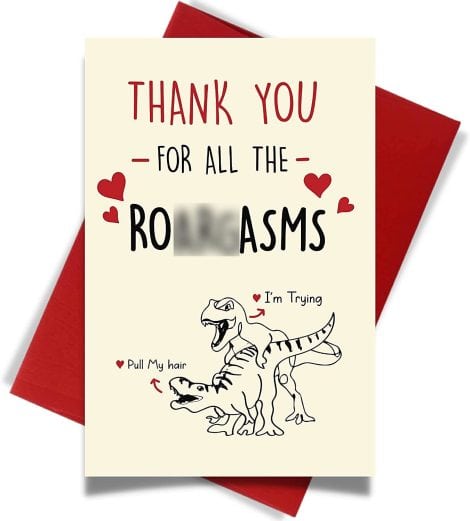 Exciting Valentine’s Day Cards for your loved one! A mischievous anniversary card and delightful gifts for everyone!