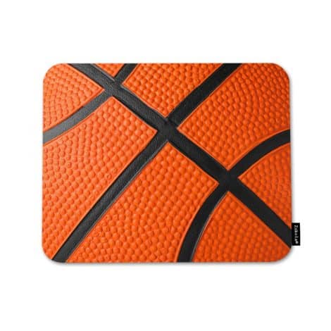 Beabes Orange Basketball Mouse Pad: Non-slip, premium quality for computers, laptops, gaming, office, and home use.