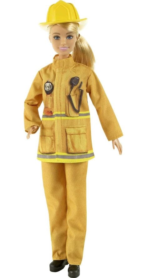 Barbie® Firefighter Playset with Blonde Doll – Perfect gift for Indian kids aged 3+; includes accessories & cute Dalmatian puppy.