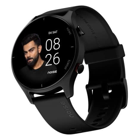 Noise Twist Round dial Smart Watch with Bluetooth Calling, 1.38″ TFT Display, long-lasting battery, versatile watch faces, IP68 rated, health features.