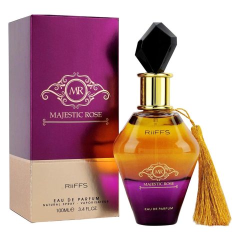 Imported RiiFFS Majestic Rose Perfume – Delightful Indian scent with long-lasting fruity, floral, and soothing fragrance. (15 words)