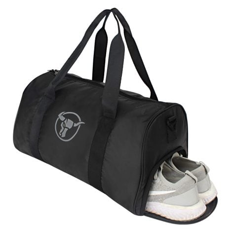 URBAN TRIBE’s Fury Gym Bag is ideal for both men and women | Includes shoe compartment | Perfect for workouts, fitness | Available in black.