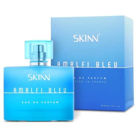 Titan’s Skinn Amalfi Bleu Perfume for Women, 90ml, exclusively crafted to appeal to Indian connoisseurs.