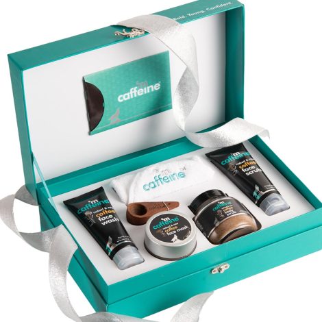 mCaffeine Exclusive Coffee Skin Care Package: Perfect Gift set for pampering, rejuvenation, and suitable for all skin types.