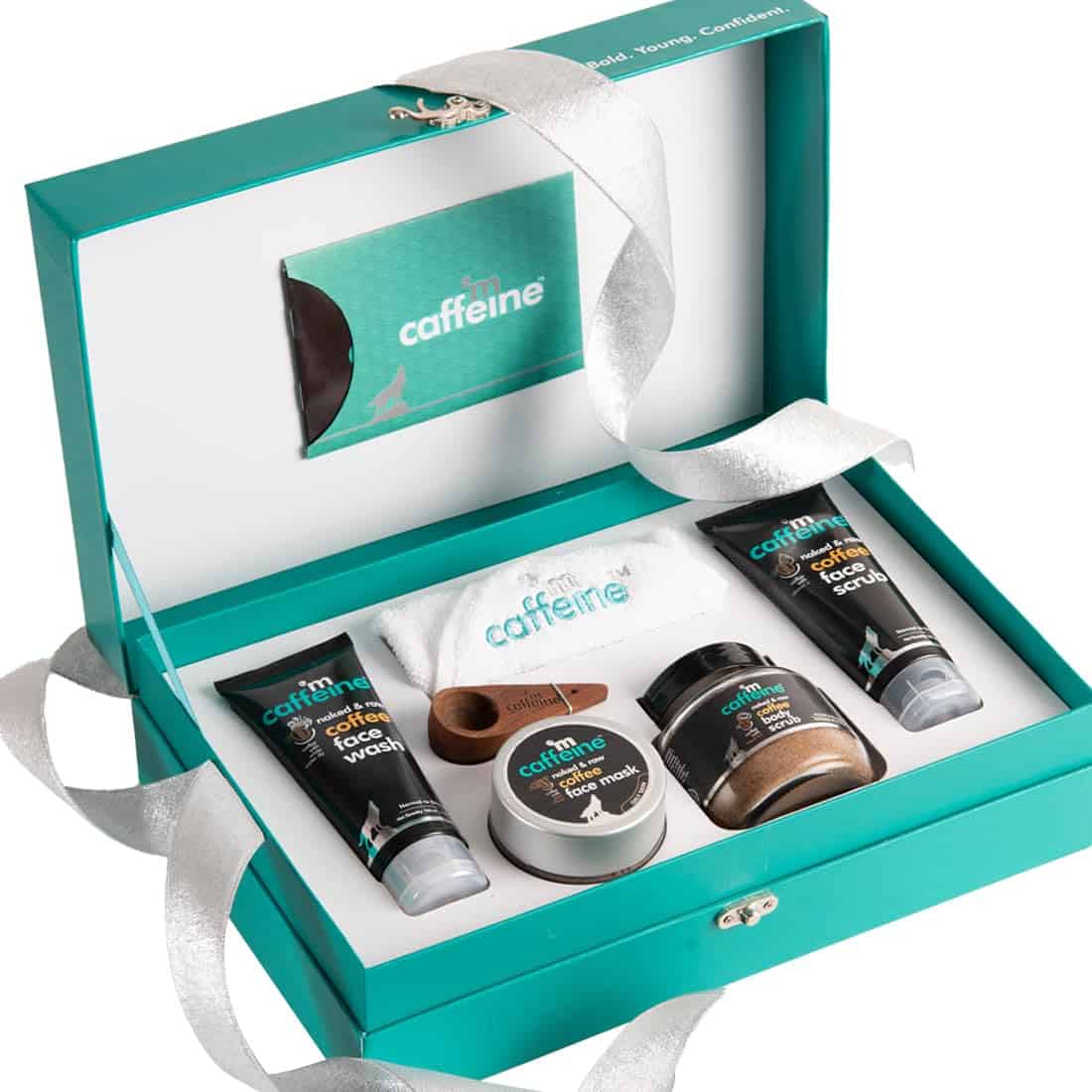 mCaffeine Special Mood Gift Set With Complete Coffee Skin Care Package | Pampering & Rejuvenating Gift Kit for All Occasions & Ages | Unisex Natural Products Suitable For All Skin Types