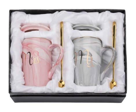 Exclusive Gift Hamper for Her & Him – Birthday, Anniversary, Wedding, Engagement, Valentine’s, Couple’s Gift. Includes Coffee Mug, Luxury Fragrance, Bath Soap, Rose Sachet Wax.