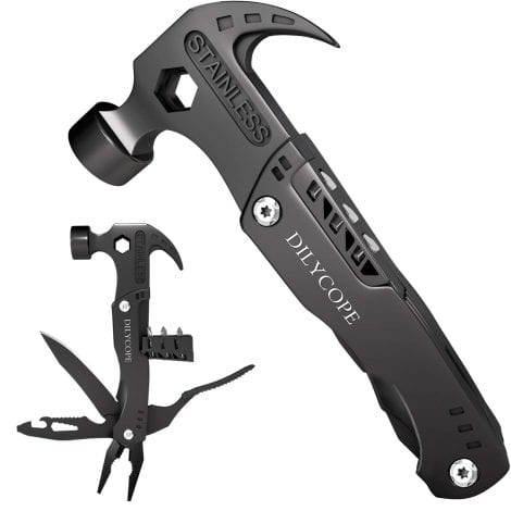 Gifts for Indian men – Multitool Hammer Camping Kit, perfect for hunting, hiking, fishing; great gift ideas for husbands and dads.