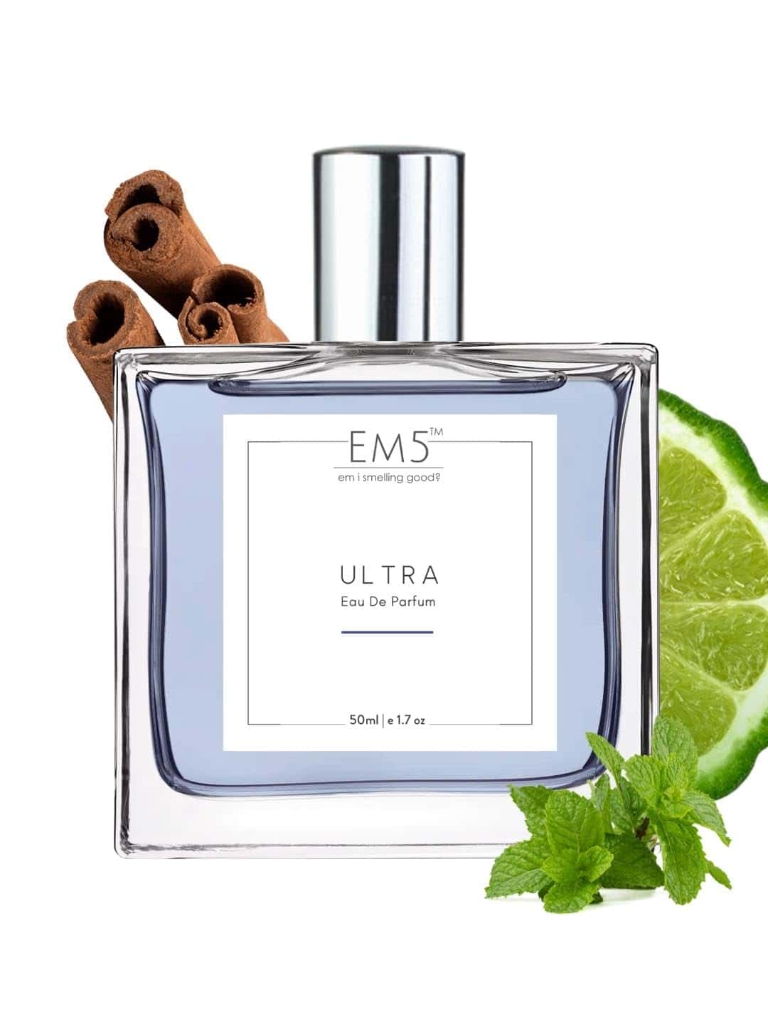 EM5™ Ultra Perfume Spray for Men | Eau de Parfum (EDP) | Strong and Long Lasting Day & Night Perfume | Vanilla Warm Spicy Fruity | Luxury Gift for Men | 50 ml