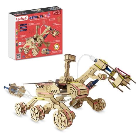 Try the teehee® Astro Rover STEM Engineering Kit, a fun DIY science experiment toy made in India. Perfect for Indian boys & girls aged 8-14. Ideal birthday gift.