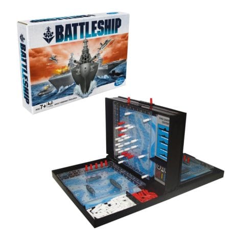 Hasbro Gaming Battleship – Traditional strategy game for 2 players, perfect Xmas gift for kids and families.