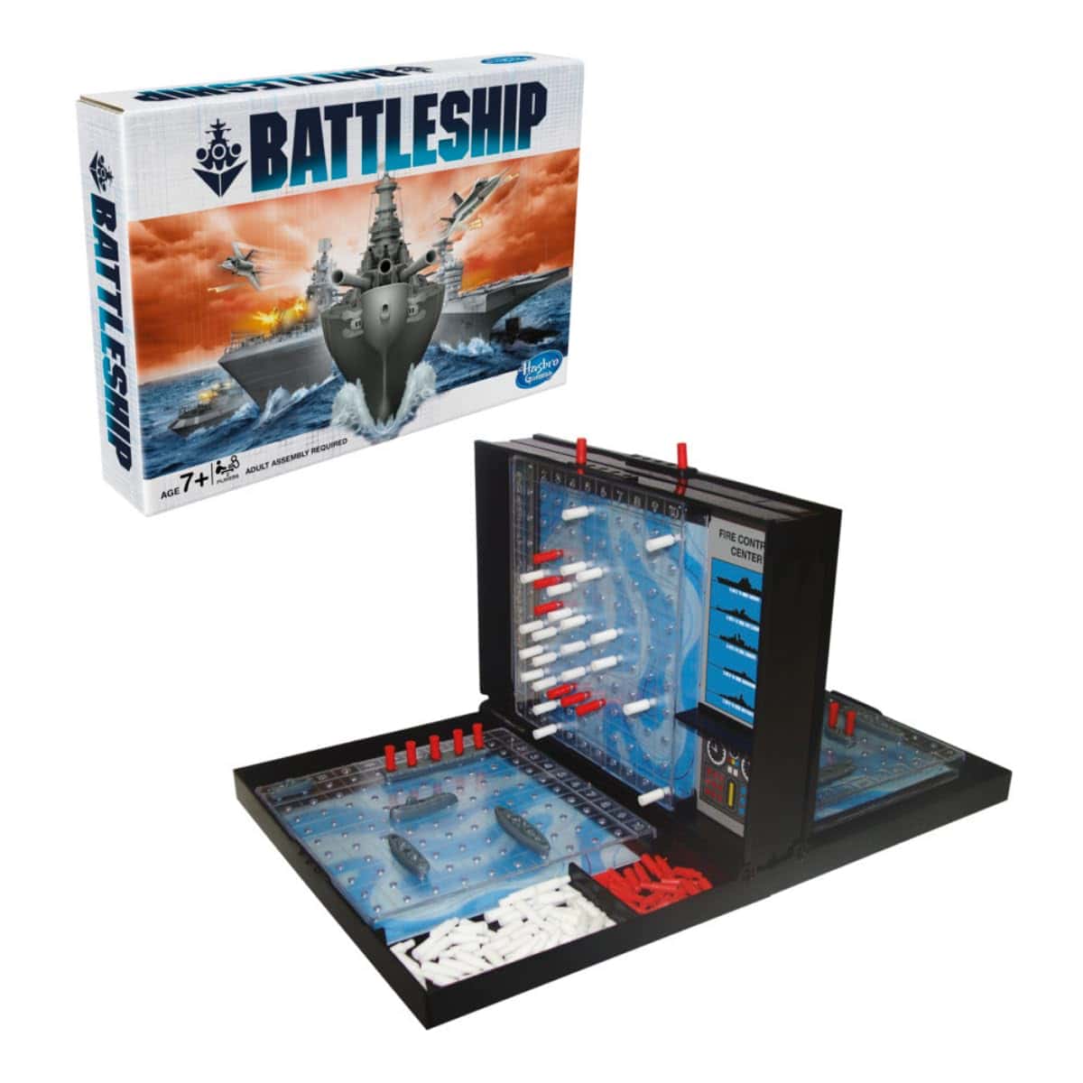 Hasbro Gaming Battleship Board Game, Classic Strategy Board Game For Kids and Adults, Board Game for Boys & Girls Ages 7 And Up, For 2 Players, Best Christmas Gift For Kids & Families | Xmas gift