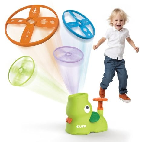 OUTOGO Outdoor Toys for Kids Ages 4-8: Flying Disc Toy Set with Elephant Design, Perfect for Indian Kids! Perfect Christmas or Birthday Gift for Boys, Ages 3-11.