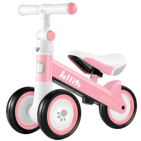 Cute and Safe Pink Baby Bike – Perfect First Birthday Gift for Indian toddler girls (10-24 months).