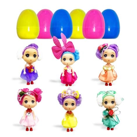 Get the Pinkiwine 6 Pack Big Easter Eggs with Doll Toys Inside for Kids’ Easter gifts!