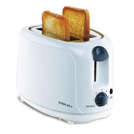 Bajaj ATX 4 750-Watt 2-Slice Pop-up Toaster offers a dust cover, easy-to-clean crumb tray, adjustable browning, and warranty. Get yours now!