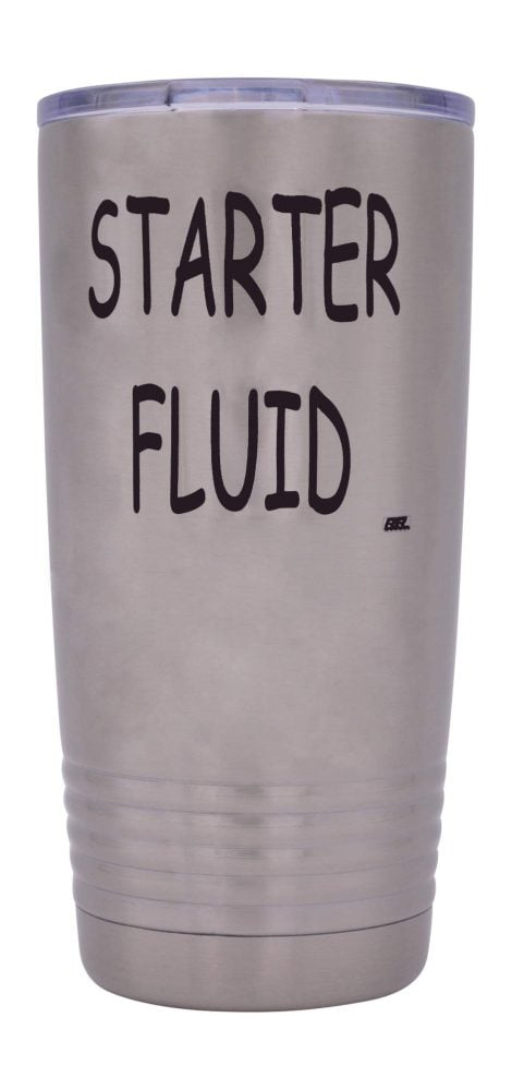 Hilarious Kickstart Large 20 oz Insulated Mug with Lid – Perfect for Hot or Cold Drinks, a Witty Gift for Indian Men!